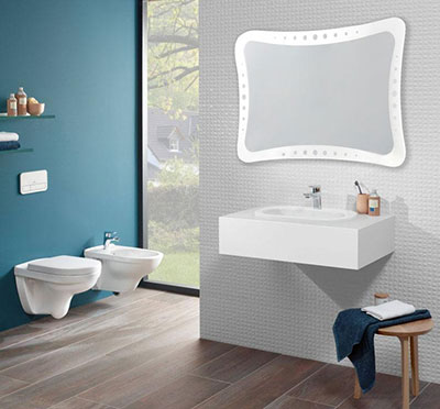 Irregular Shape Bathroom Mirror