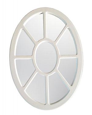 Oval Framed Wall Glass Mirror