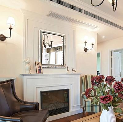 Rectangular Wood Frame Glass Mirror
