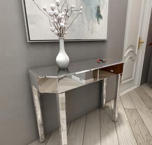 Makeup Vanity and Dressing Table with Glass Mirror