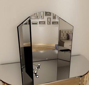 Folding Glass Vanity Mirror